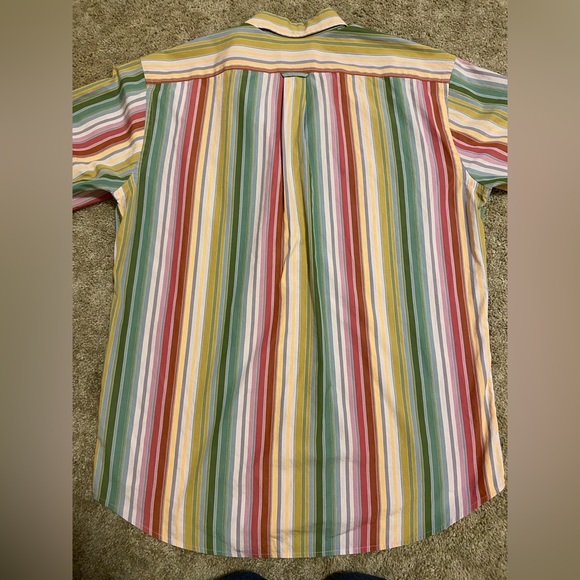 Vintage Faconnable Colorful Striped Button-Down - Picture 10 of 15